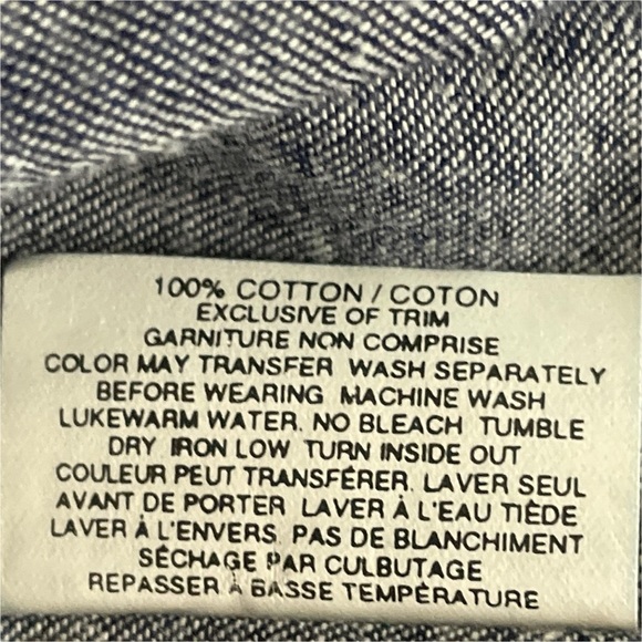 Vintage Tommy Hilfiger Denim Tunic Top Y2K Blue Bell Sleeves Size Medium Rare - Picture 8 of 10